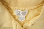 Vintage 1990s SDIE Blank Yellow Polo Sweatshirt