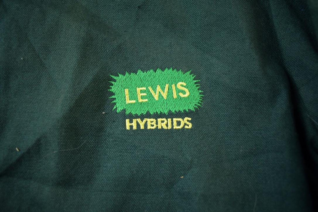 Vintage 1980s Lewis Hybrids Embroidered Rugged Outdoor Clothing Windbreaker Jacket Made In USA