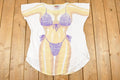 Vintage 1990s LA Imprints Beach Body Souvenir Travel T-Shirt Women's XL