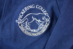 Vintage 1990s Pickering College Heavy Knit Barbarian Cardigan Collegiate Embroidered Knit