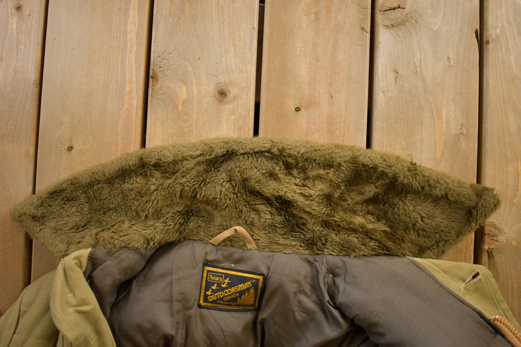 Vintage 1980s Sears Outdoorsman Puffer Jacket