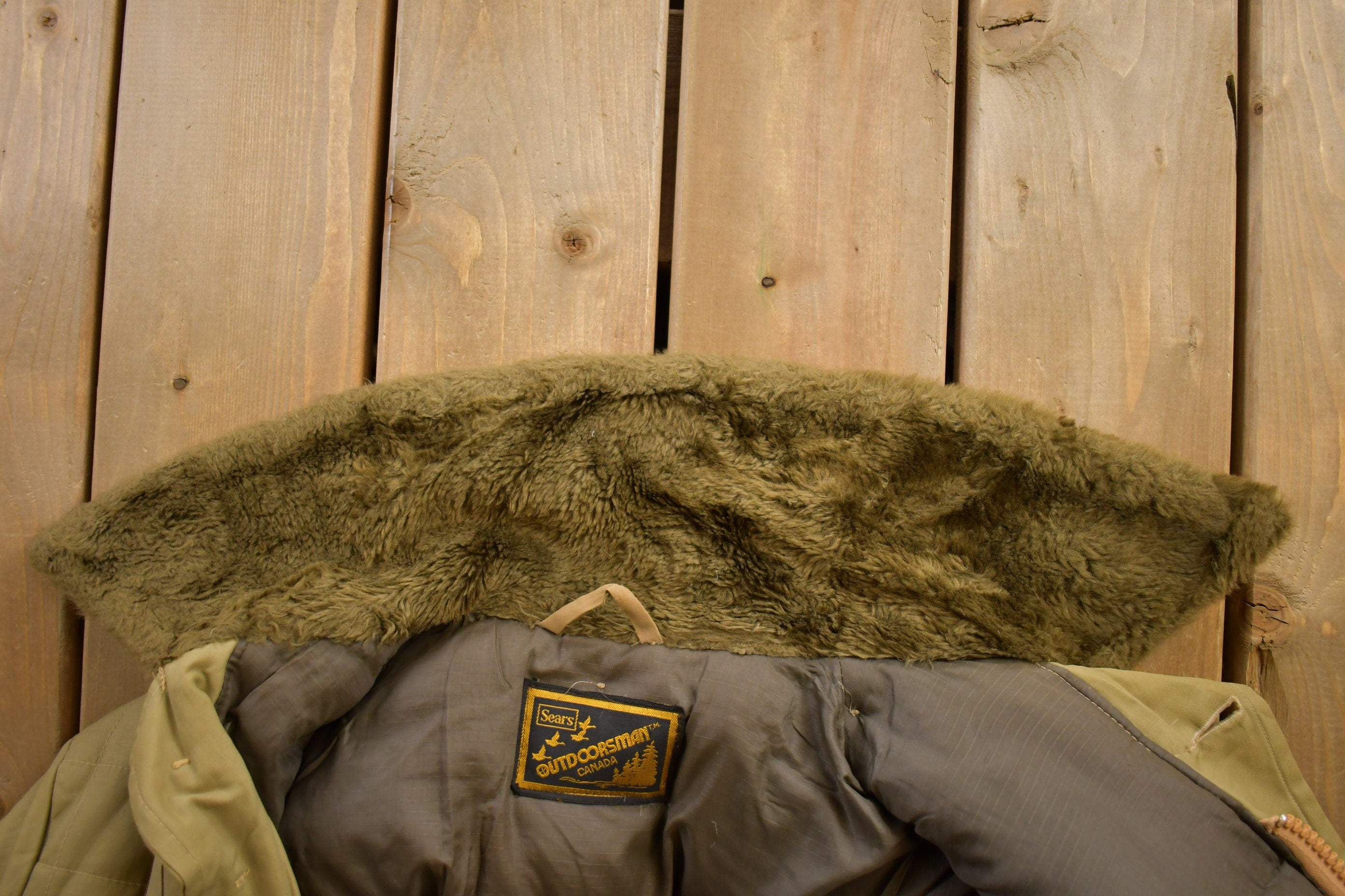 Vintage 1980s Sears Outdoorsman Puffer Jacket