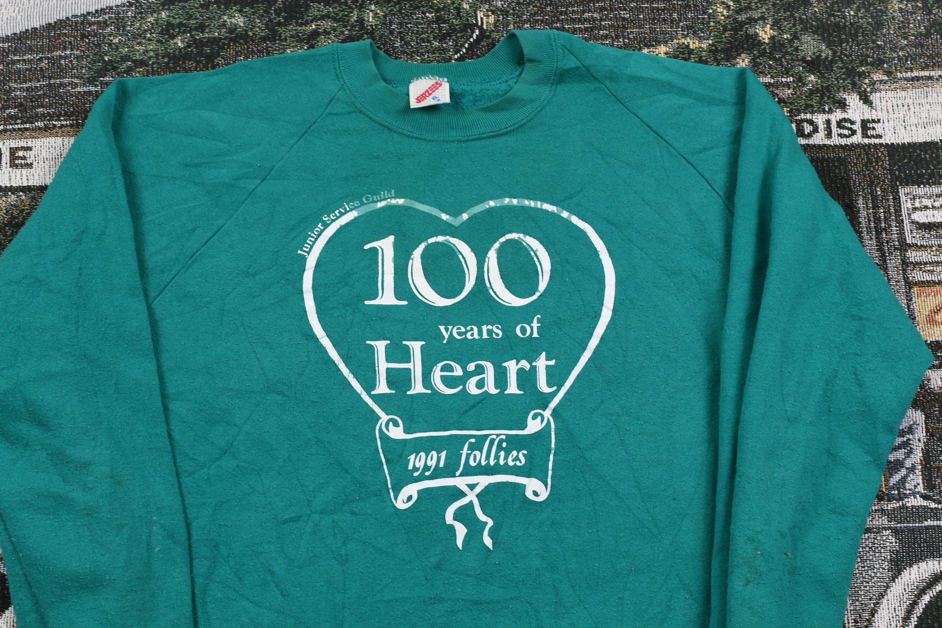 Vintage 1991 Raglan Cut Graphic Crewneck