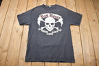 Vintage 1991 Bad Bones Skull Graphic T Shirt