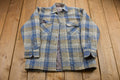 Vintage 1980s Arctic Circle Plaid Lined Button Up Shirt