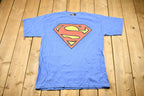 Vintage 1996 Superman DC Comics Graphic Single Stitch T-Shirt