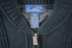 Vintage 1990s Arnold Palmer Knit Crewneck Full Zip Sweater