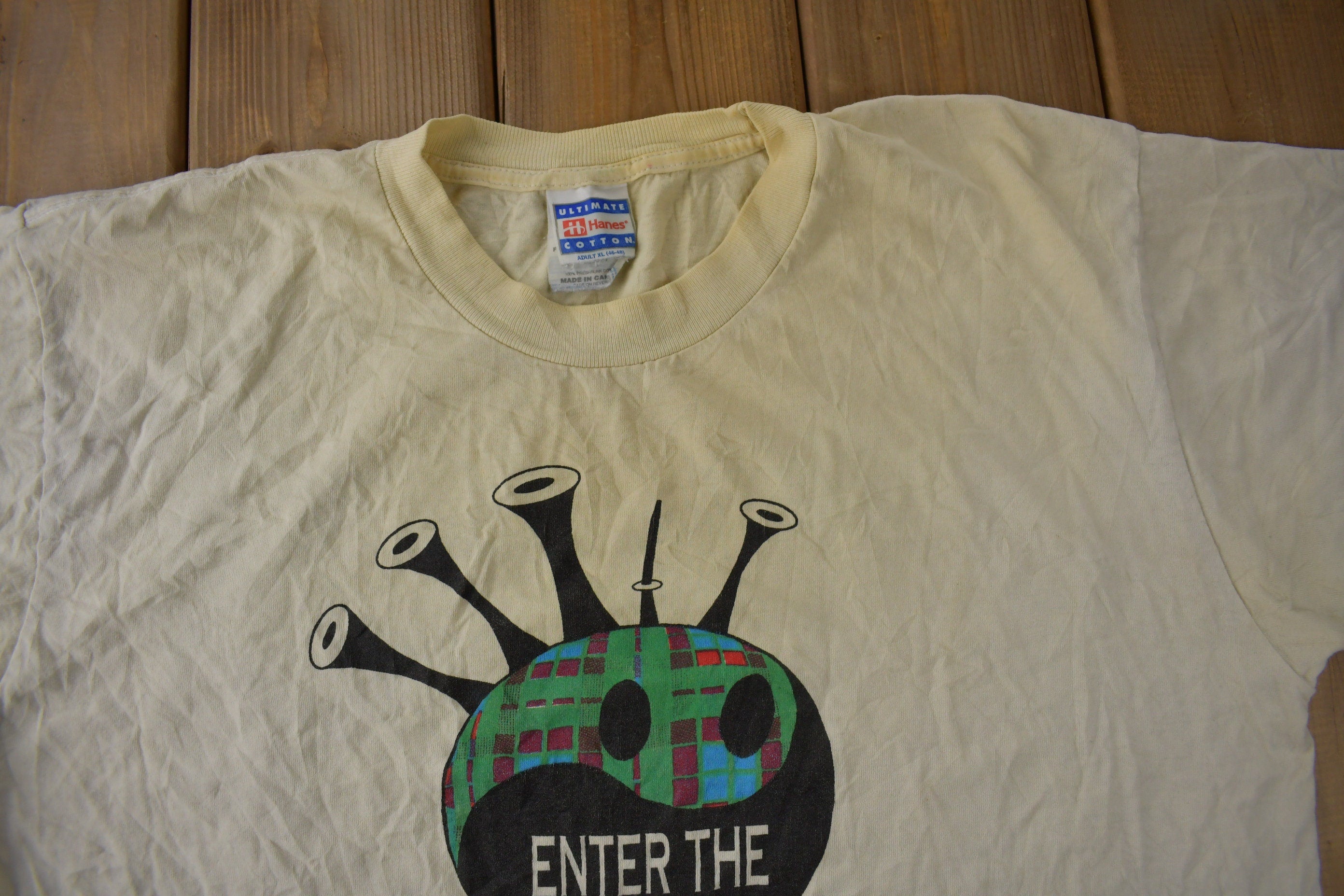 Vintage 1990s Enter The Haggis Haggis Head Graphic T Shirt Size XL