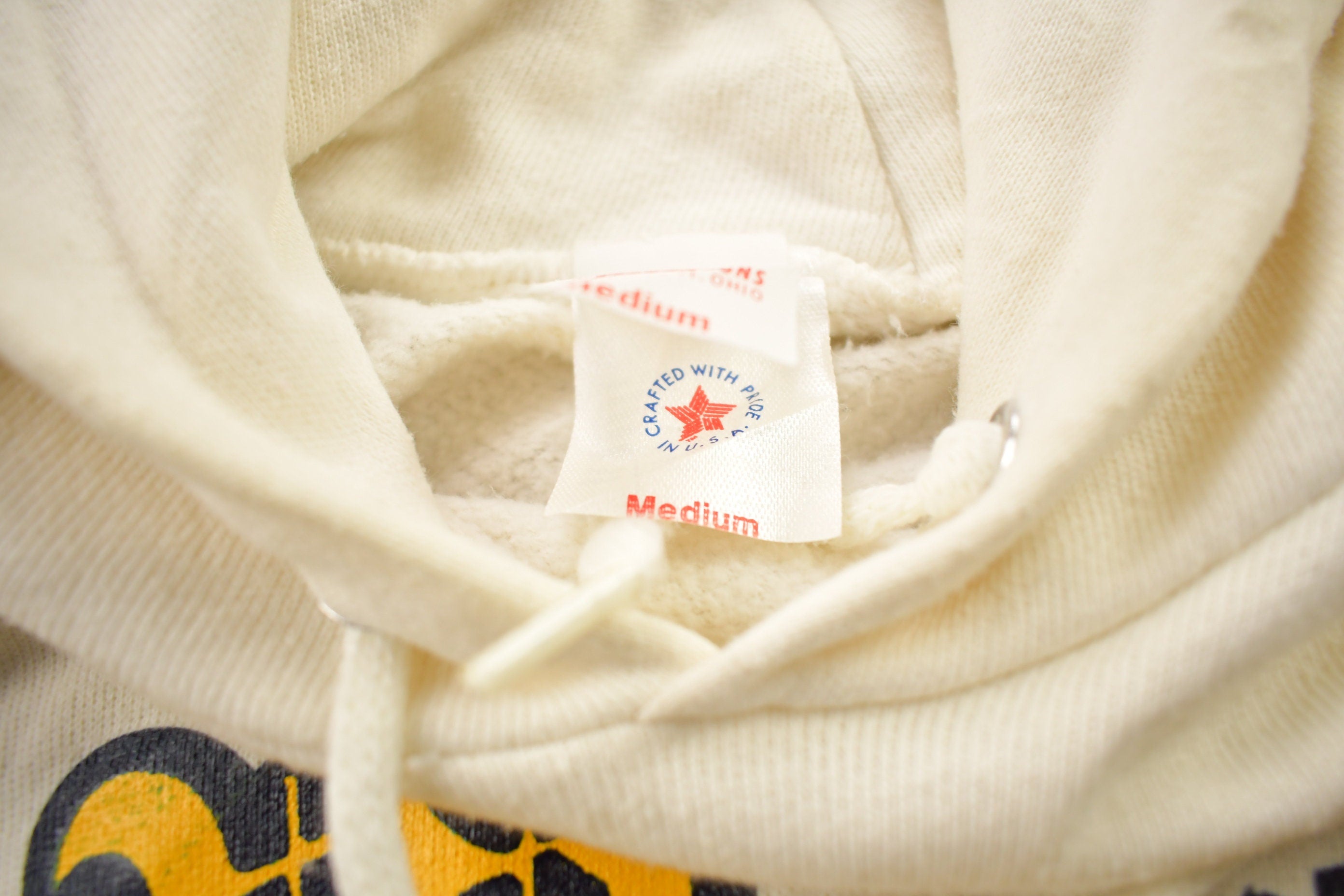 Vintage 1970s West Virginia University Collegiate Raglan Hoodie