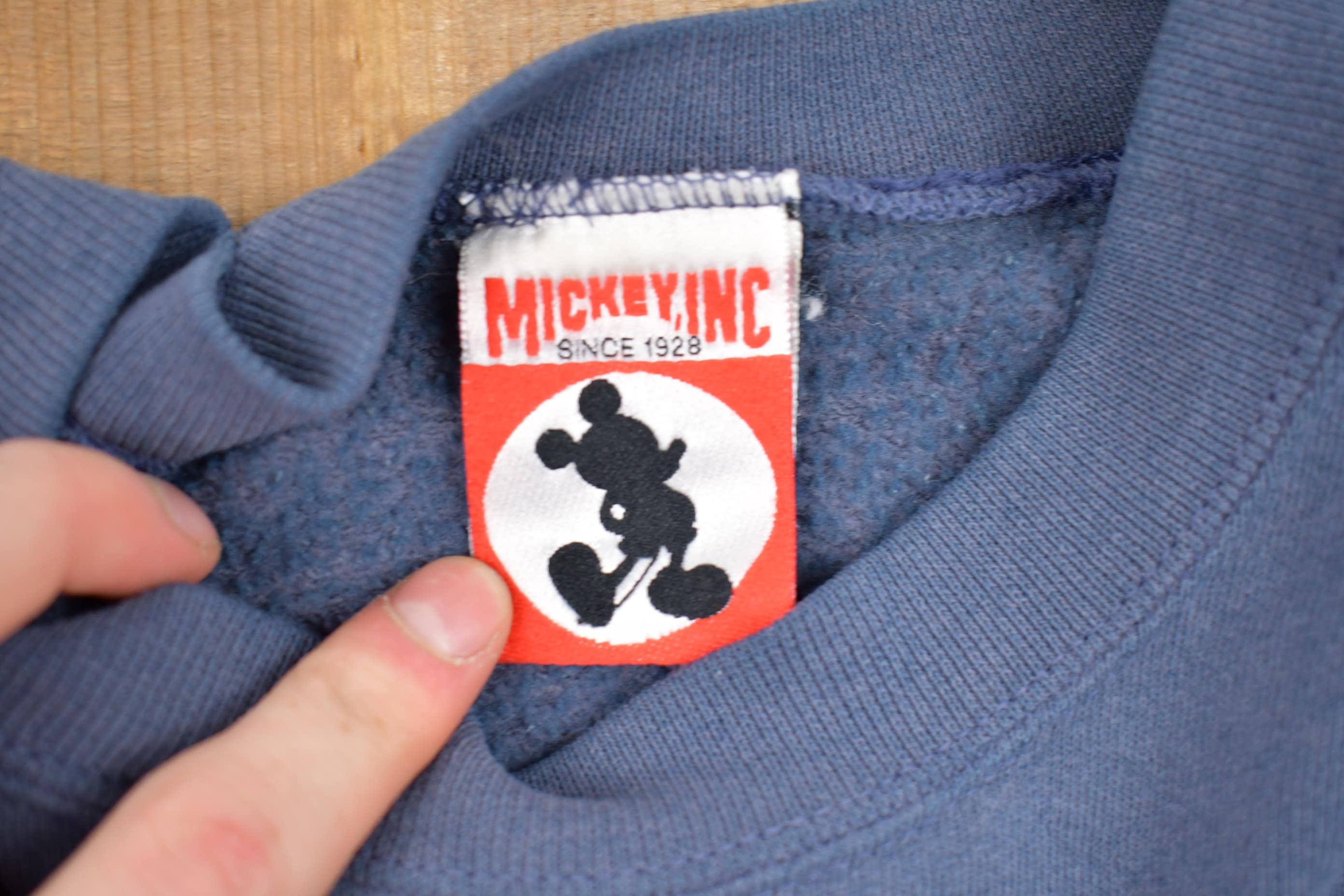 Vintage 1990s The Walt Disney Mickey Mouse Graphic Crewneck Sweatshirt