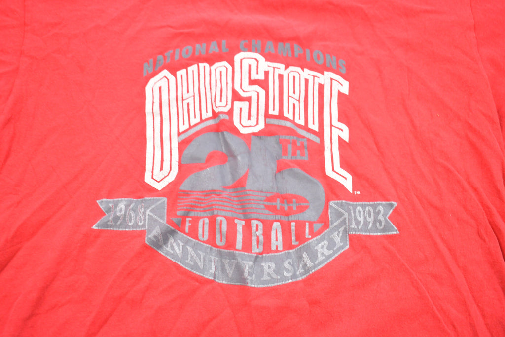 Vintage 1990s University of Ohio State Buckeyes Champion Graphic Collegiate T-Shirt