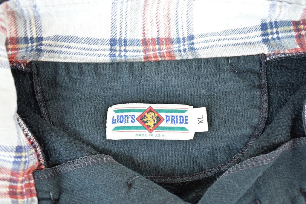 Vintage 1990s Lions Pride Quarter Button Crewneck Sweatshirt Mens XL