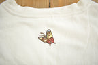 Vintage 1990s Disney Lady And The Tramp Fleece Embroidered Sweater