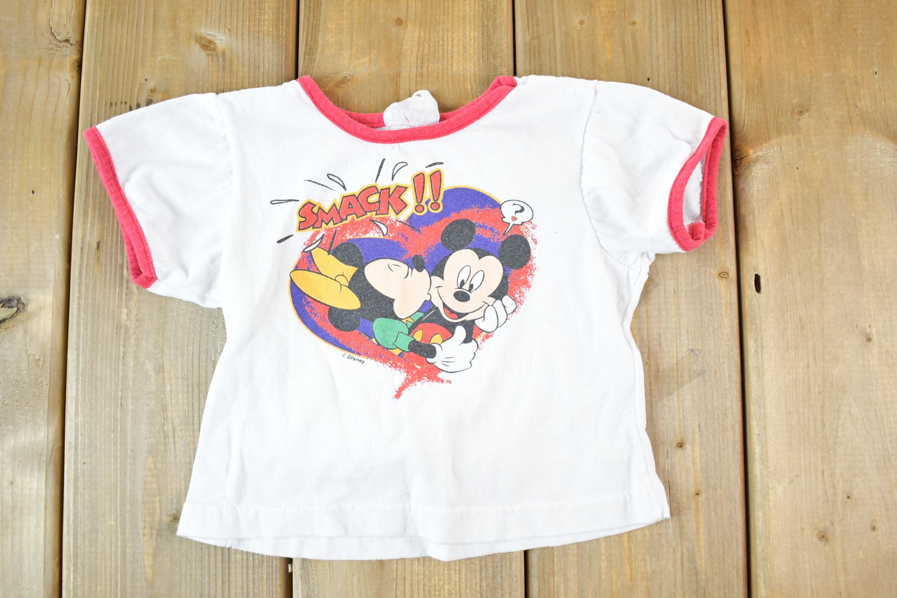 Vintage 1980s Disney Mickey's Stuff for Kids Mickey Mouse T-Shirt 6 Months
