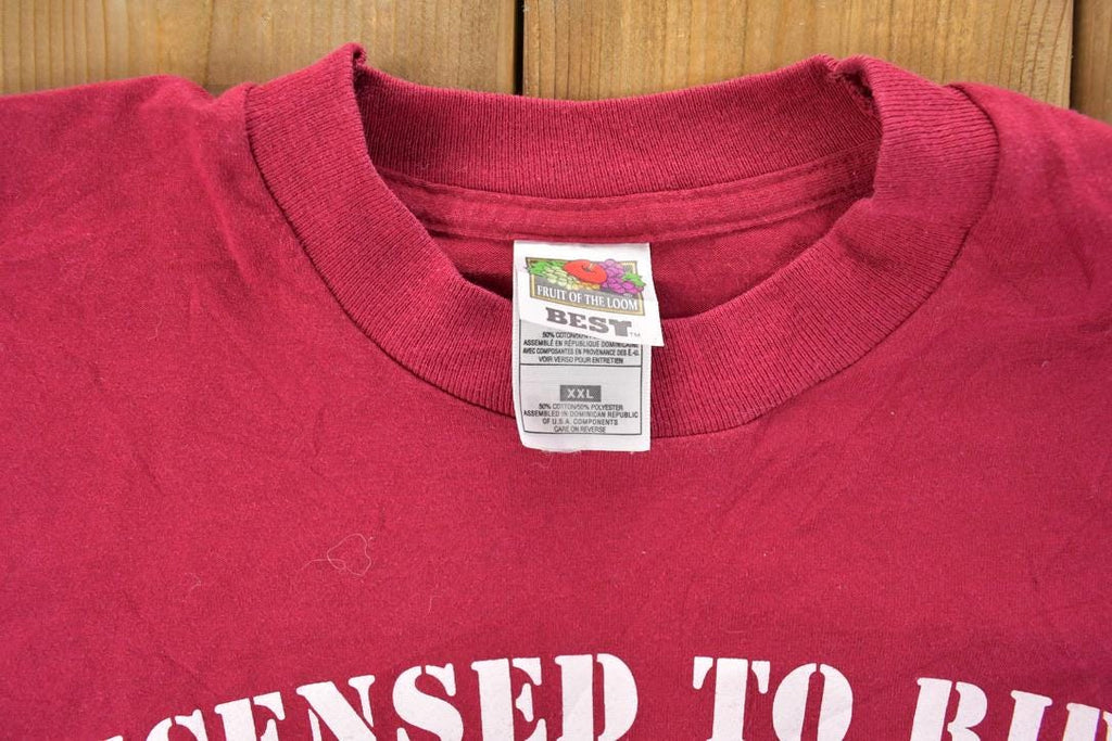 Vintage 1990s Iowa Licence To Ride Souvenir T-Shirt