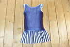 Vintage Y2K Vigoss Denim Look Mini Dress