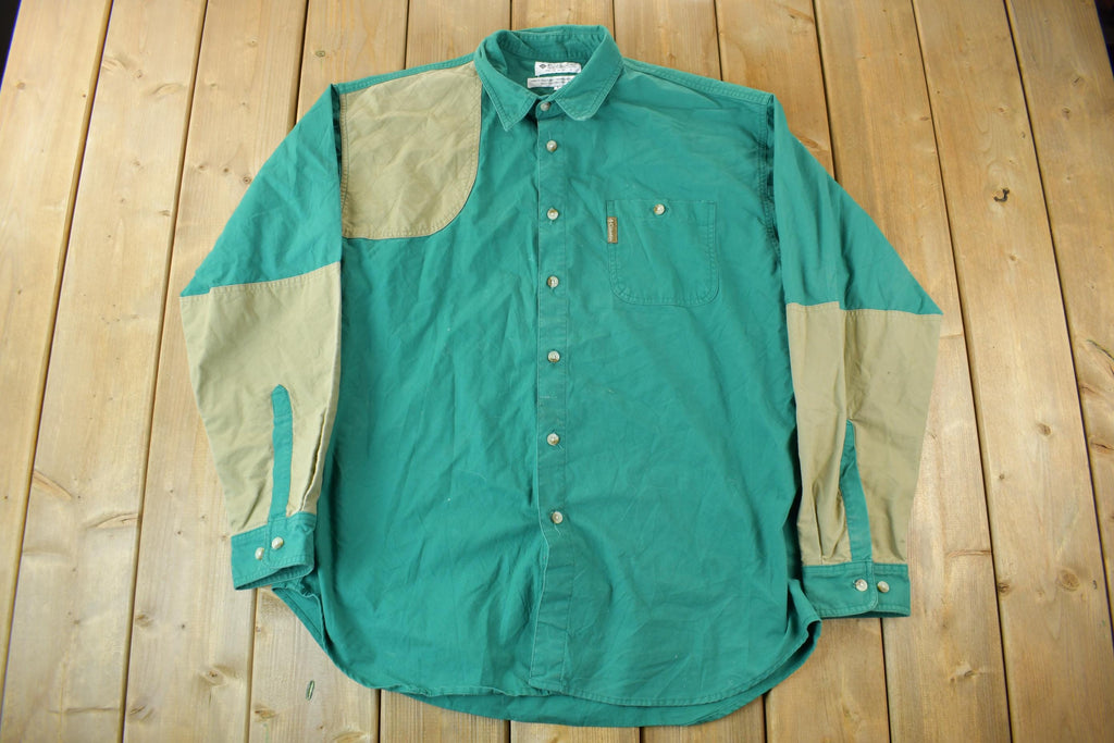 Vintage 1990s Columbia Hunting Button Up Shirt /