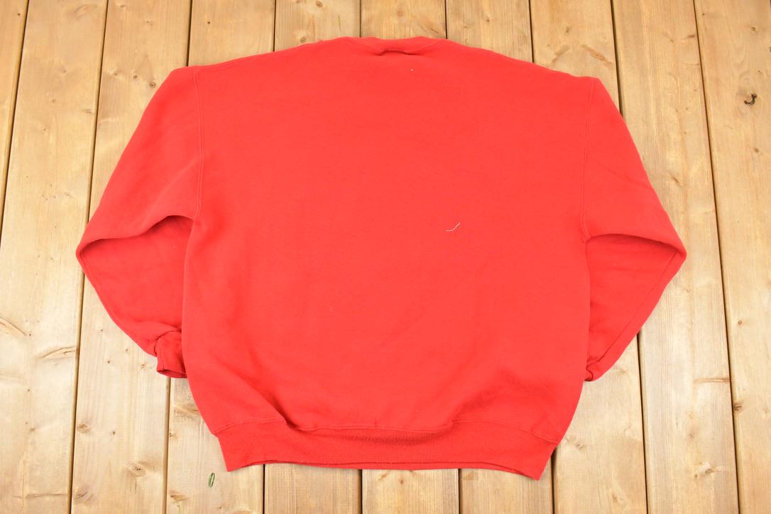 Vintage 1990s Richmond Spiders Graphic Print Collegiate Crewneck Sweatshirt Mens L