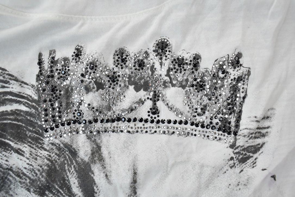 Vintage 1990s Kitty Princess Cute Crewneck Thin Sweater
