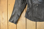 Vintage 1990s Rocky Mountain Hide Leather Motorcycle Jacket Women's S