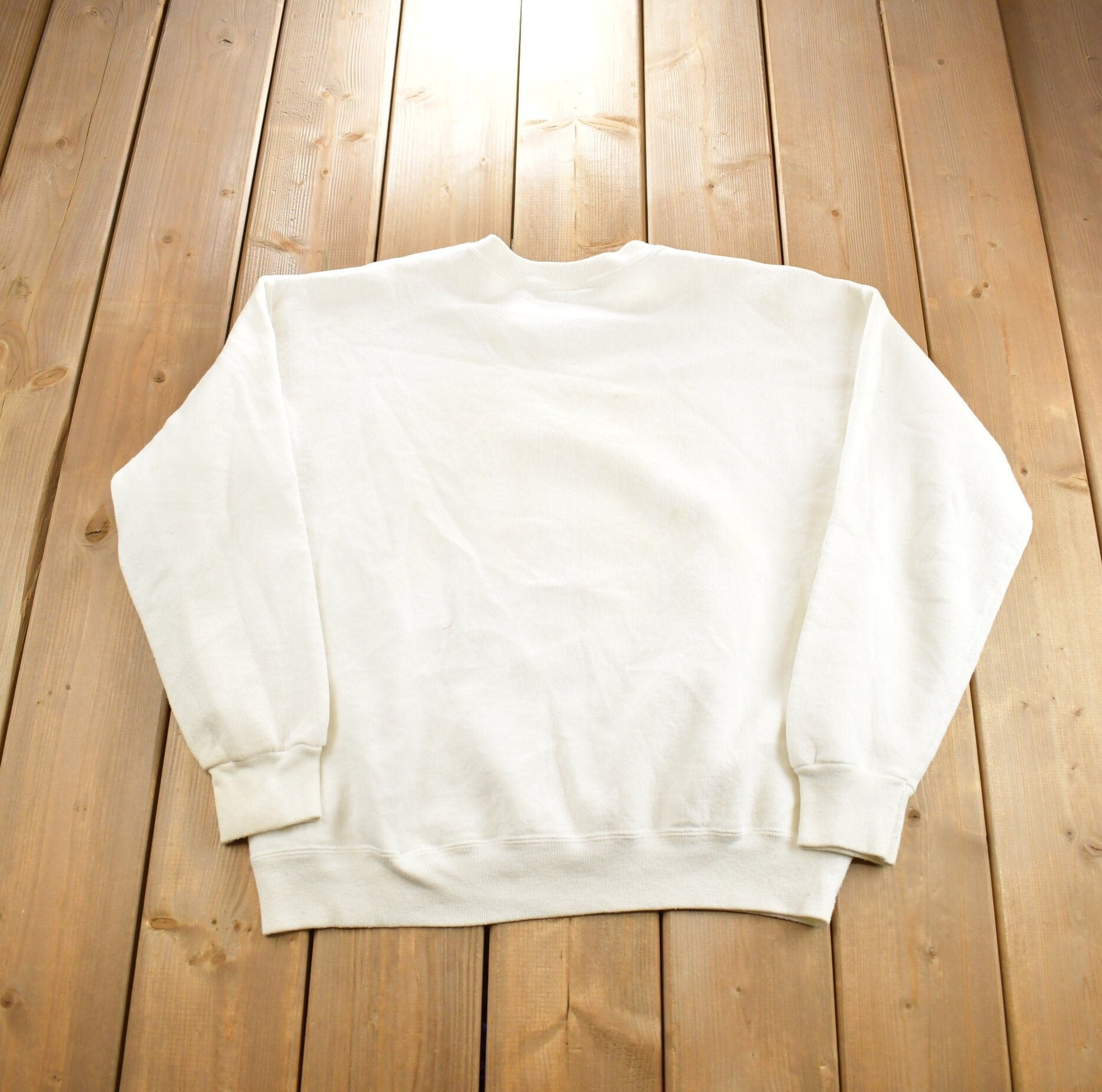 Vintage 1990s We Can Do Anything Lee Heavyweight Crewneck Sweatshirt Made In USA