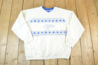 Vintage 1990s Dove Knit Crewneck Sweatshirt Mens L