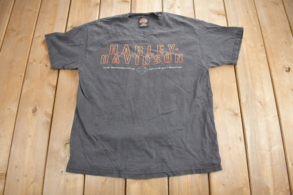 Vintage 1999 Harley Davidson Of Youngstown Canfield Ohio T-Shirt