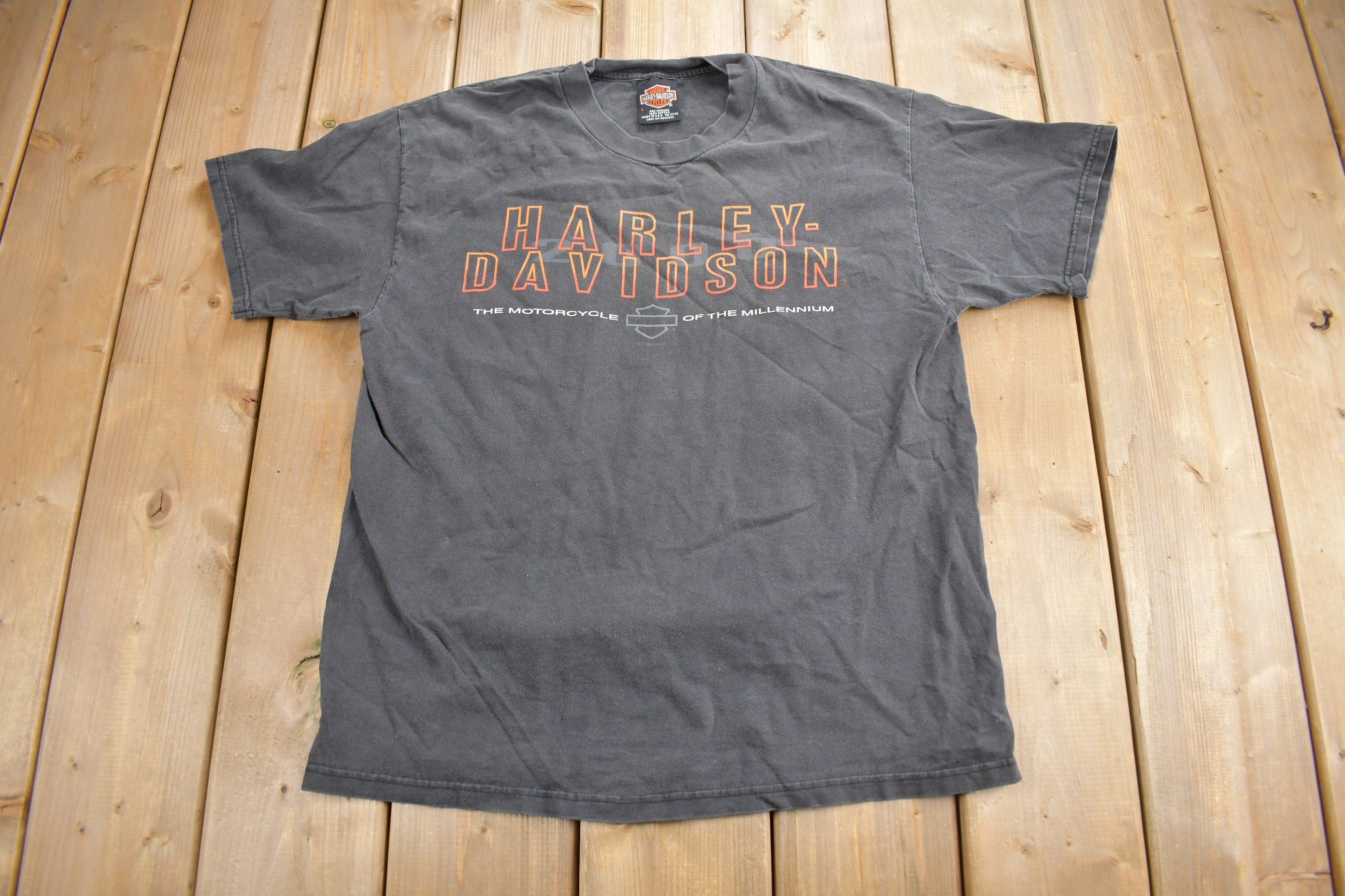 Vintage 1999 Harley Davidson Of Youngstown Canfield Ohio T-Shirt