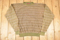 Vintage 1990s S A Bank Knit Crewneck Sweater Men's L