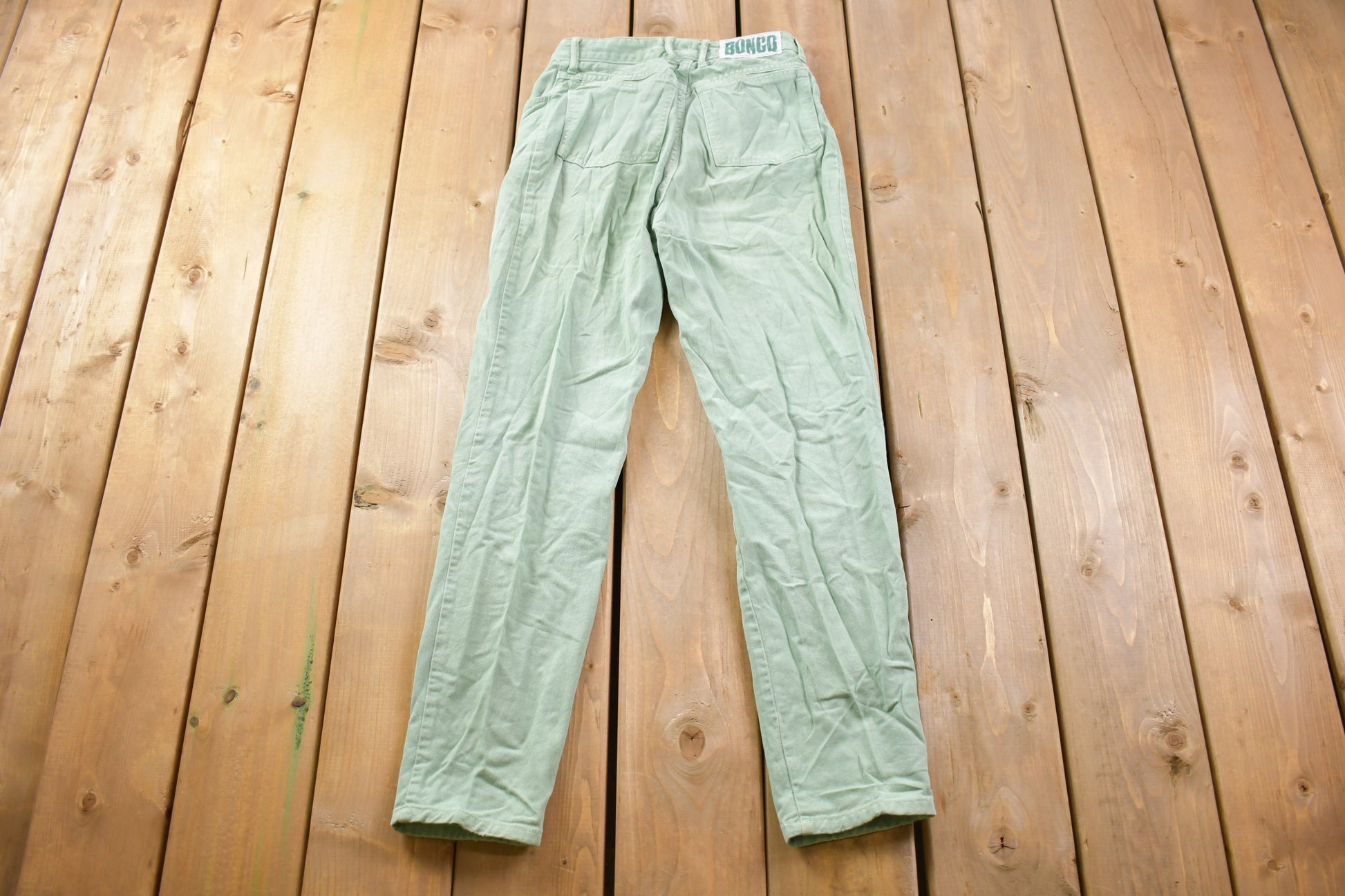 Vintage 1980s Bongo Light Wash Jeans Size 26 x 27.5