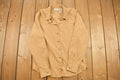 Vintage 1990s Women's White Stag Blank Button Up Shirt