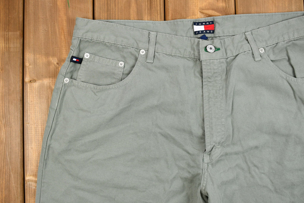 Vintage 1990s Tommy Hilfiger Relaxed Fit Grey Pants