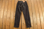 Vintage 1990s Levi's 551 Black Jeans Size 29 x 31.5