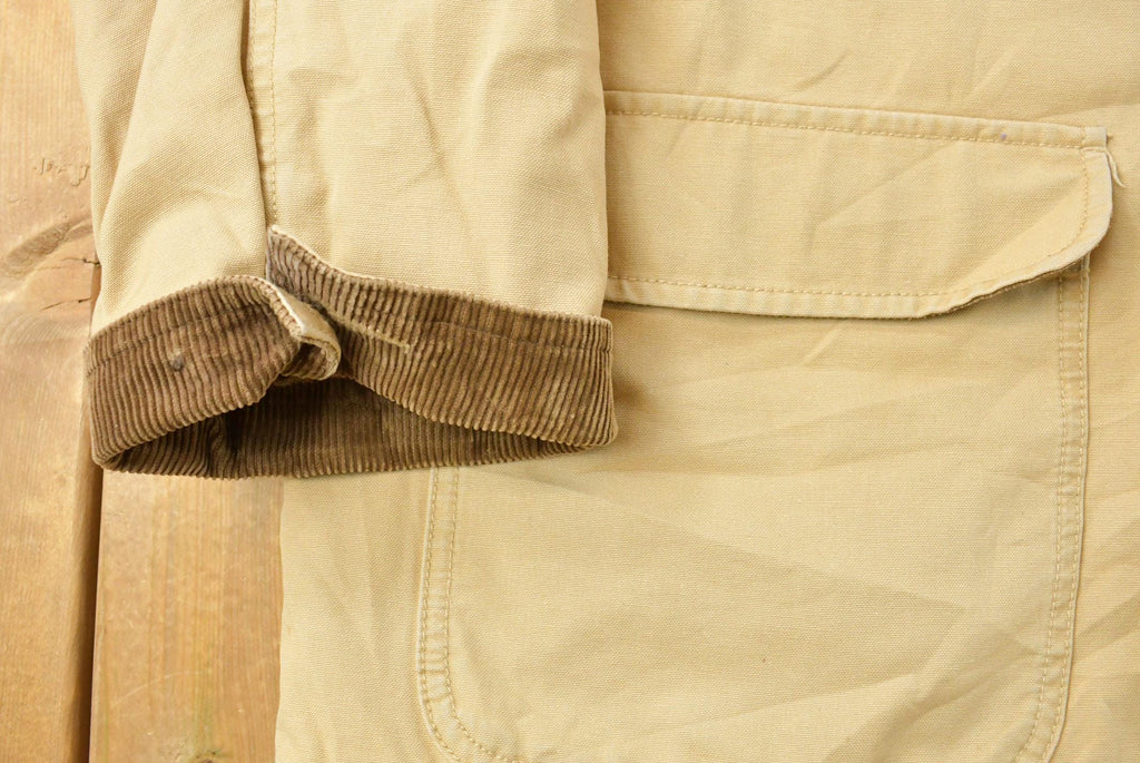 Vintage 1990s L.L. Bean Lined Barn Chore Jacket Women's XL / Workwear / Streetwear / Barn Coat / 90s LL Bean