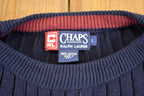 Vintage 1990s Chaps Ralph Lauren Ribbed Knit Crewneck Sweater Mens L /