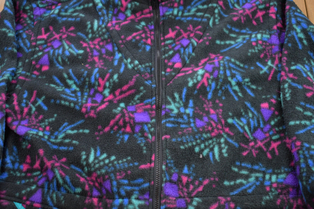Vintage 1990s Climate Zone All Over Print Fleece Sweater