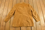 Vintage 1970s Suede Button Up Jacket