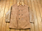 Vintage 1980s Jeno De Paris Sheep Skin Shearling Coat Size 44