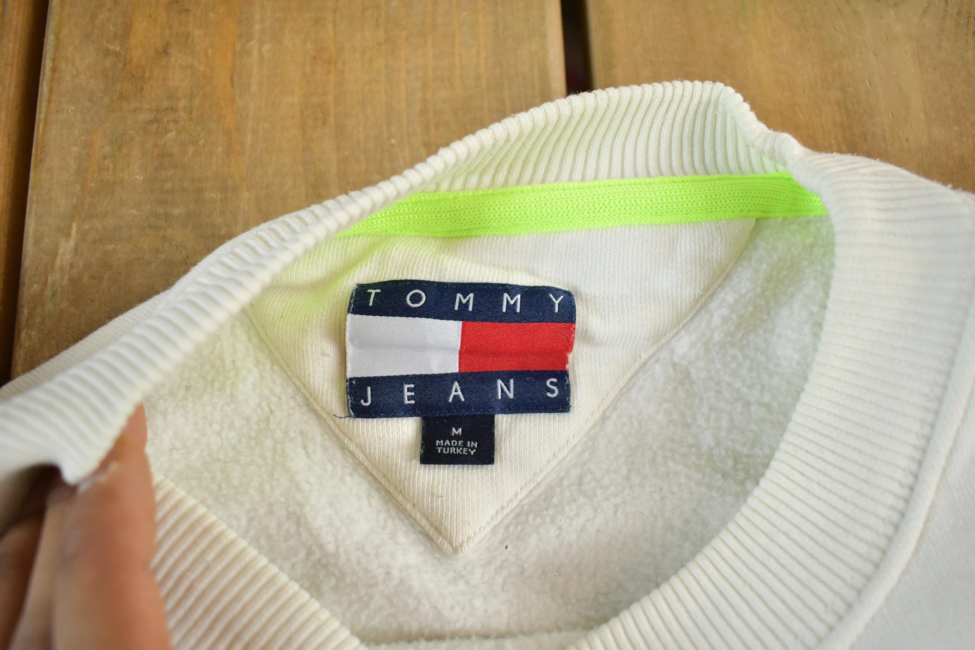 Vintage 1990s Tommy Hilfiger Jeans Sailing Crewneck Sweatshirt Men's Medium