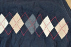 Vintage 1990s Van Heusen Argyle knit Vest