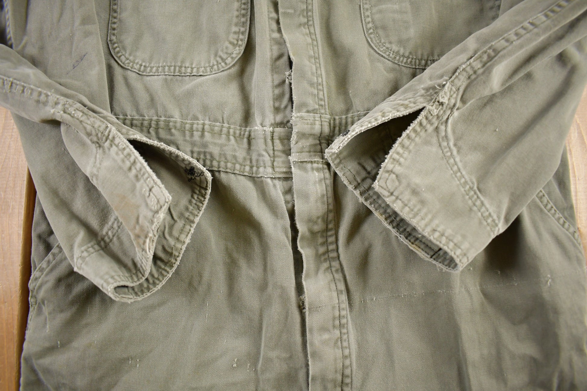 Vintage 1980s Distressed Jumpsuit Size 40