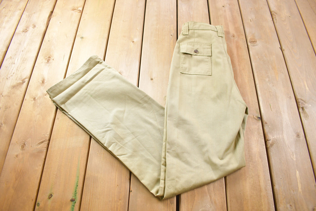 Vintage 1980s Khaki Pants Size 28 x 36