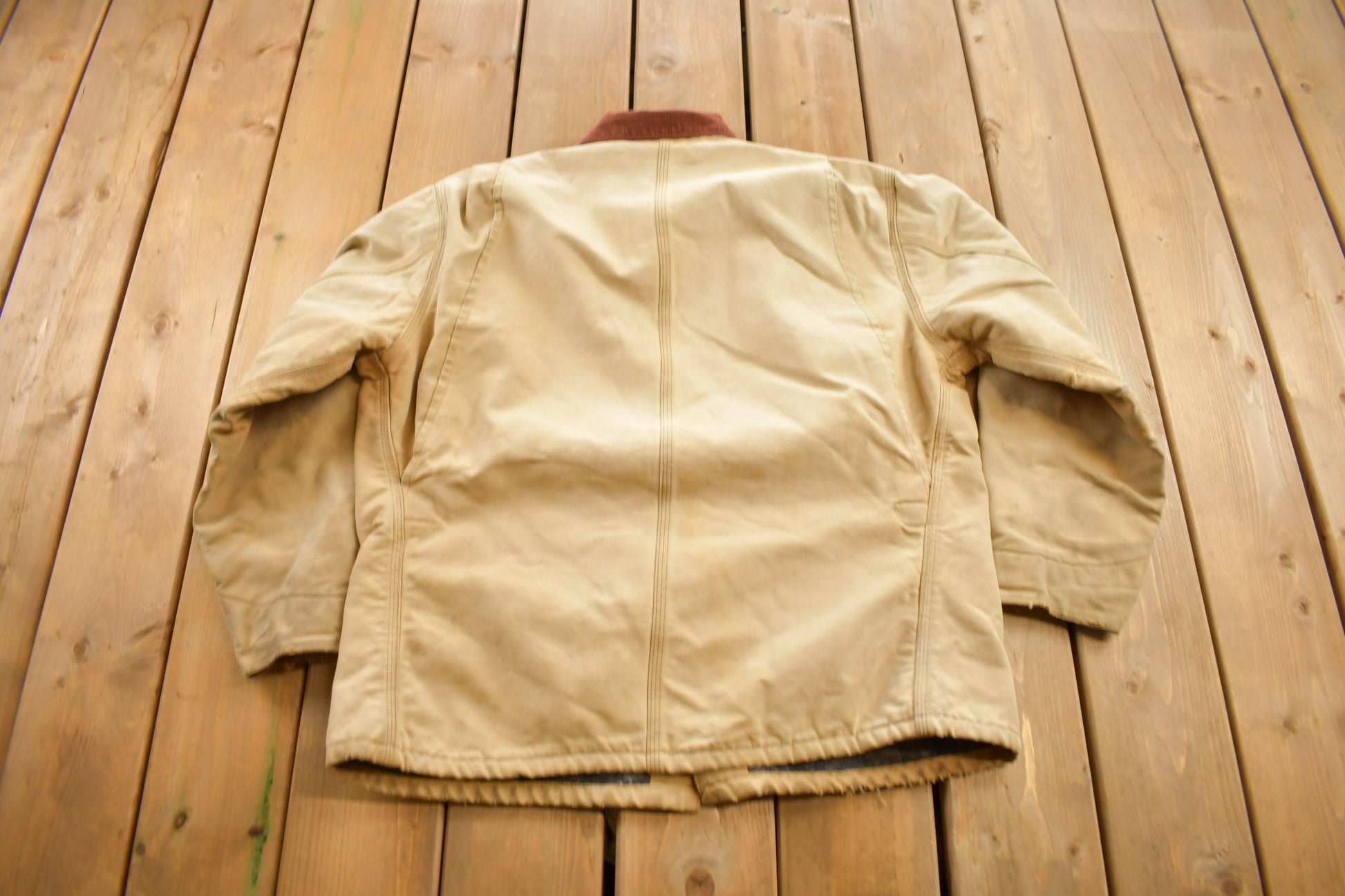 Vintage 1980s Carhartt Blanket Lined Chore Coat