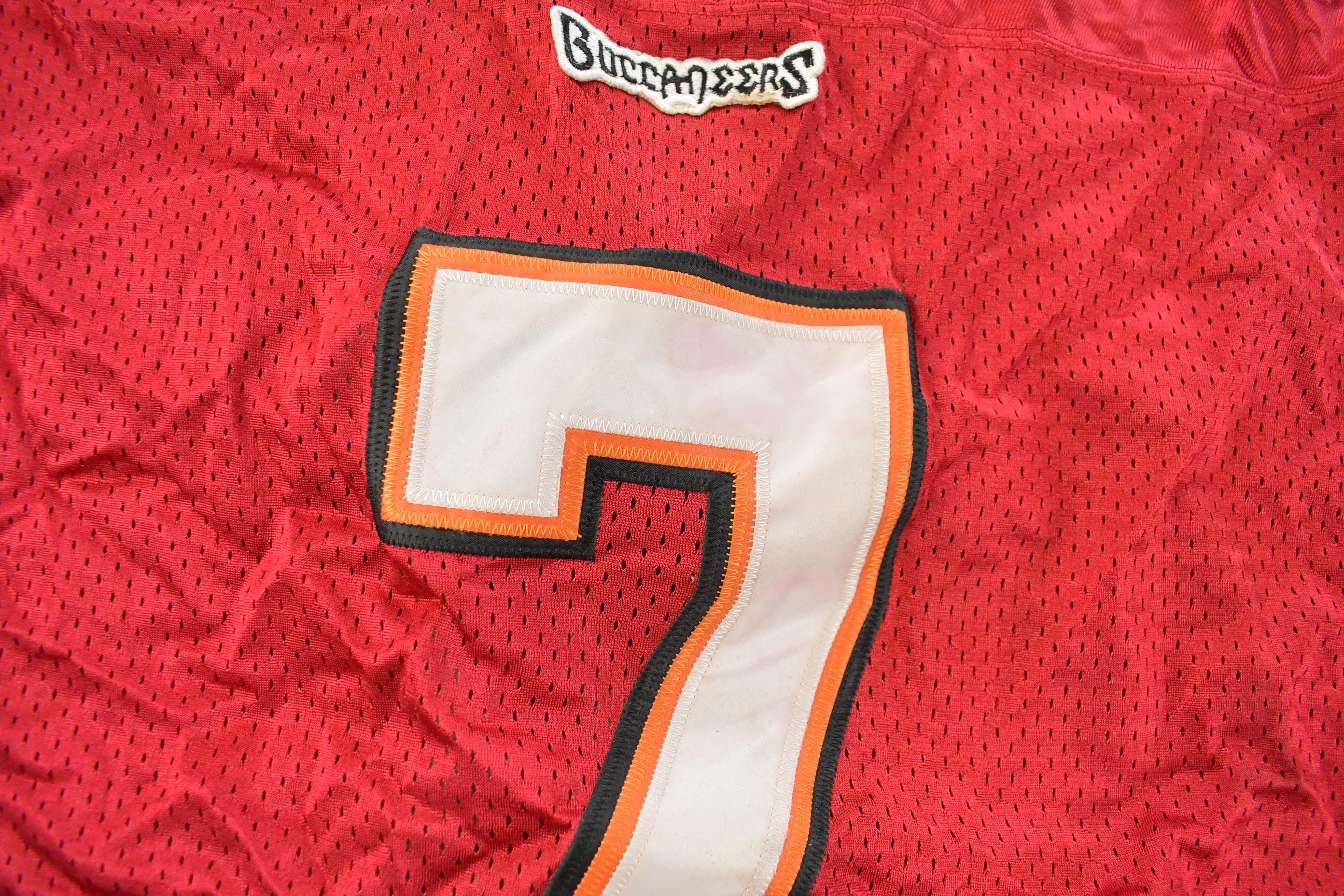 Vintage 2000s Tampa Bay Buccaneers Jeff Garcia #7 NFL On Field Stitched Jersey Men's Medium
