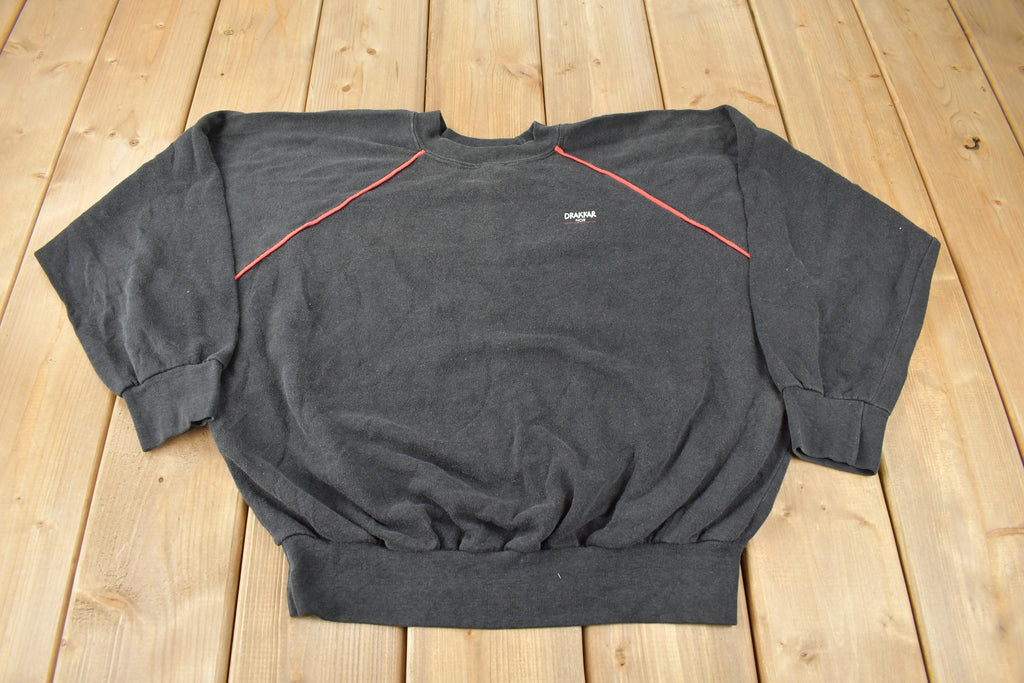 Vintage 1980s Drakkar Noir Raglan Crewneck Sweatshirt
