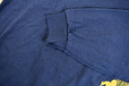 Vintage 2001 Navy Blue Cotton Deluxe Blue Hills Ascent Long Sleeve Graphic Mock Neck T-Shirt