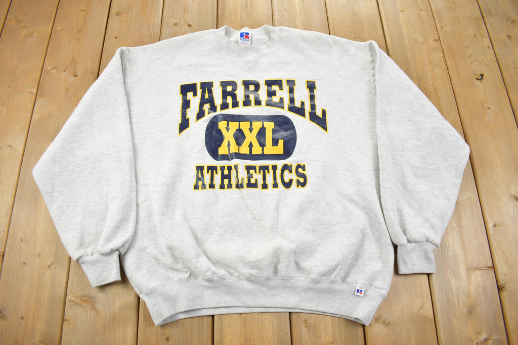 Vintage 1990s Farrell Athletics Russell Athletics Crewneck Sweatshirt Made In USA
