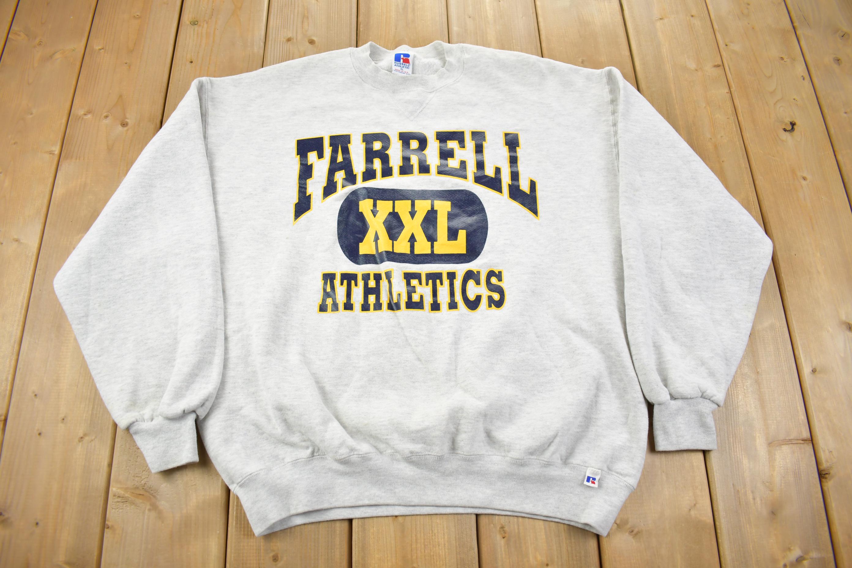 Vintage 1990s Farrell Athletics Russell Athletics Crewneck Sweatshirt Made In USA