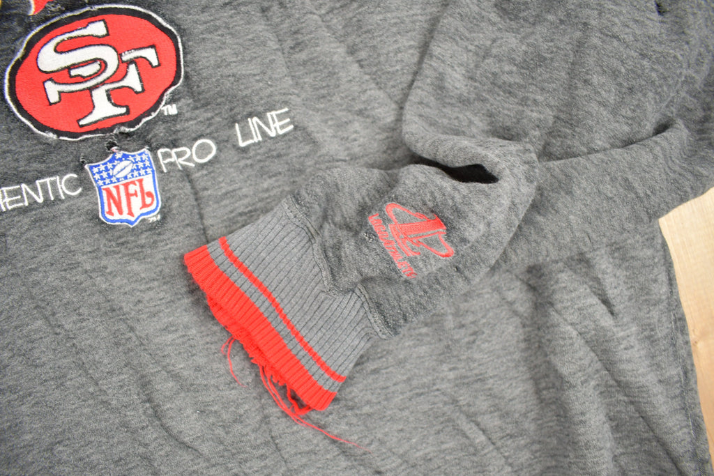 Vintage 1990s San Francisco 49ers NFL Logo Athletic Crewneck Sweatshirt