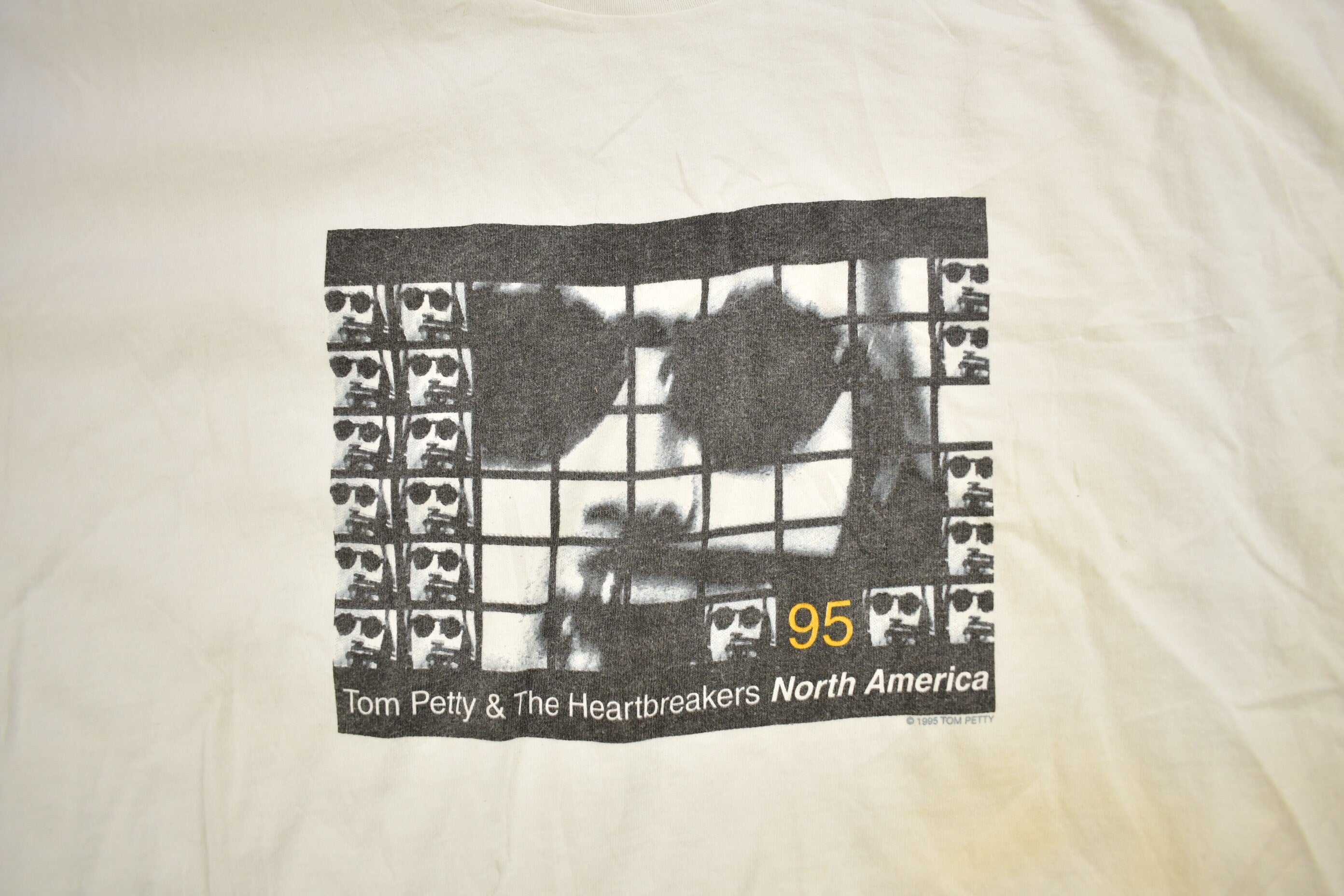 Vintage 1995 Tom Petty & The Heartbreakers Tour Band T-shirt